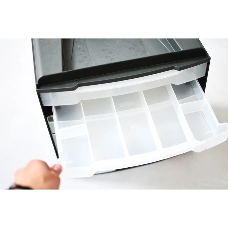 CURVER DIY gereedschap- en onderdelenbox met 6 lades 29x17x27cm