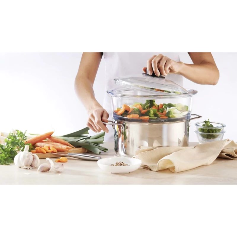 Pyrex glazen deksel Ø28cm