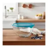 PYREX glazen mengkom met deksel 2,3L Ø21cm