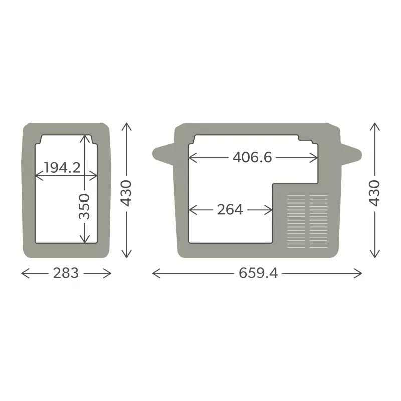 Dometic CFF 20 compressor koelbox 21L 12/24V / 100-240V