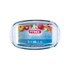 PYREX glazen bewaarbak met deksel 4,5L rechthoekig Essentials 33x20x14cm