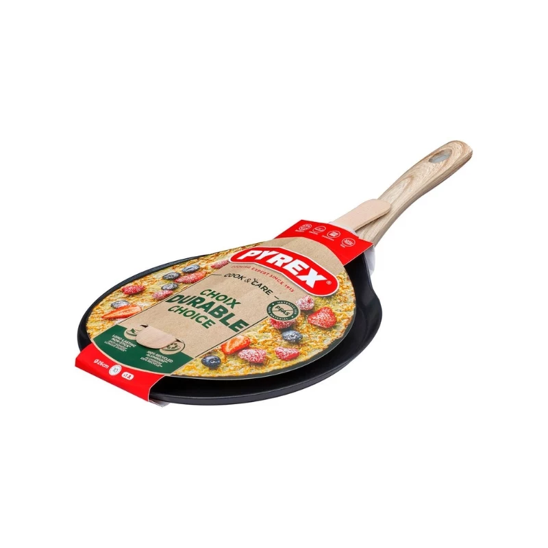 PYREX pannenkoekenpan met pannenkoekenspatel Cook&Care 26cm