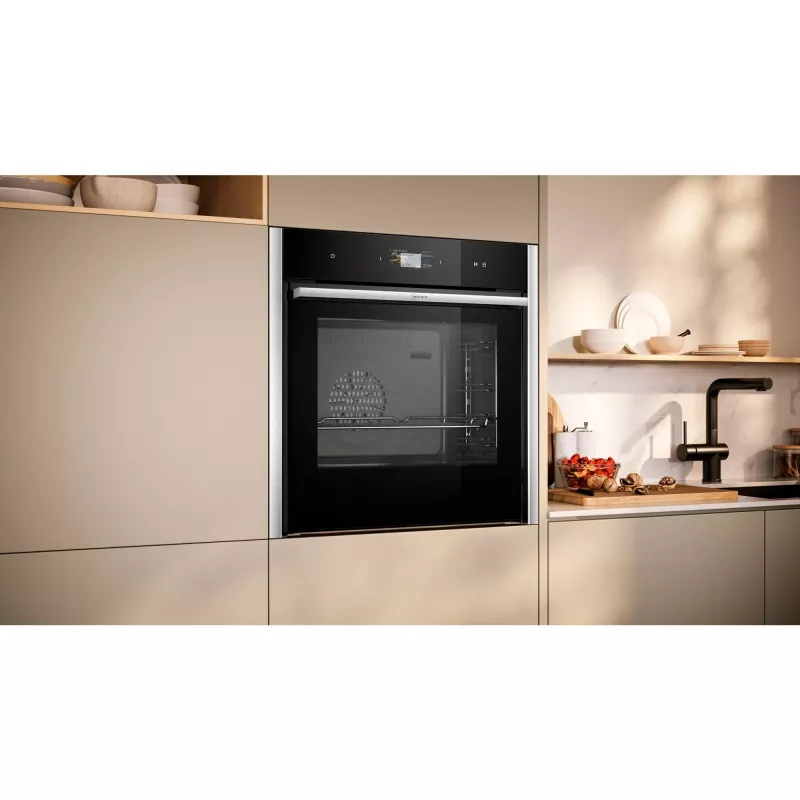 Neff B64FS31N0 N90 inbouwoven met FullSteam, 71L, rvs