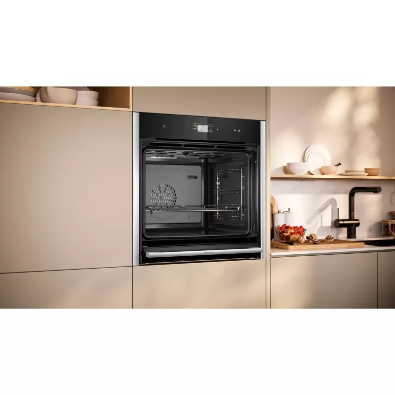 Neff B64FS31N0 N90 inbouwoven met FullSteam, 71L, rvs