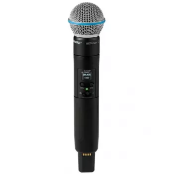 Shure SLXD2+/B58=-G65 handheld-zender met Beta 58A microfoon (470-606 MHz)
