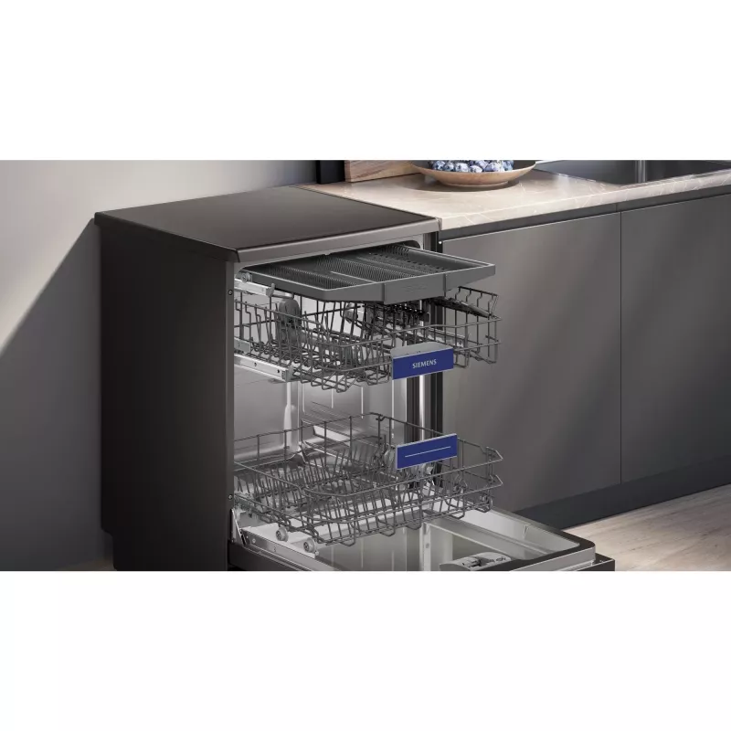 Siemens SN23EC03ME iQ300 vrijstaande vaatwasser 60 cm, 14 couverts, energie-efficiëntieklasse B, Home Connect