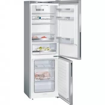 Siemens KG36EALCA iQ500 vrijstaande koel-vriescombinatie, 186 cm, C, RVS-look