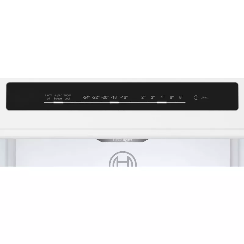 Bosch KGN36VIBT Serie 4 vrijstaande koel-vriescombinatie, 186 cm hoog, energie-efficiëntieklasse D, zilver