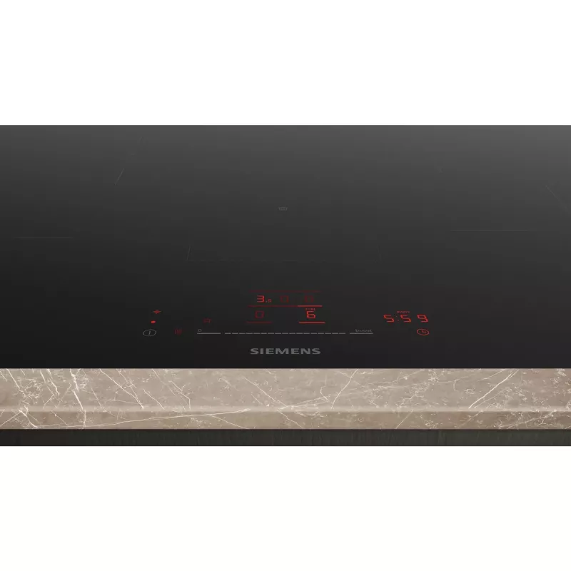 Siemens EH801HFB1E iQ300 inductiekookplaat 80 cm zwart, vlak inbouw (geïntegreerd)