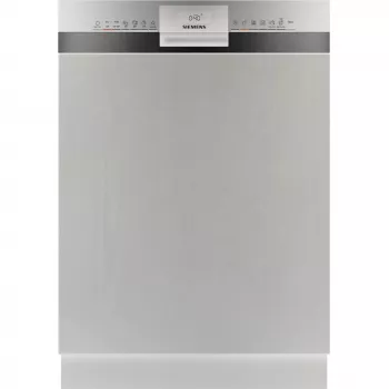 Siemens SX53ES22CE iQ300 semi-geïntegreerde vaatwasser, 60 cm, 13 couverts, energie-efficiëntieklasse E, Home Connect, AquaStop, InfoLight, RVS