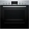 Bosch HND415LS62 inbouwoven en keramische kookplaat-set, 71L, 7 functies, RVS