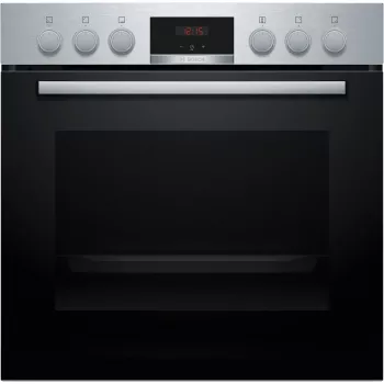 Bosch HND415LS62 inbouwoven en keramische kookplaat-set, 71L, 7 functies, RVS
