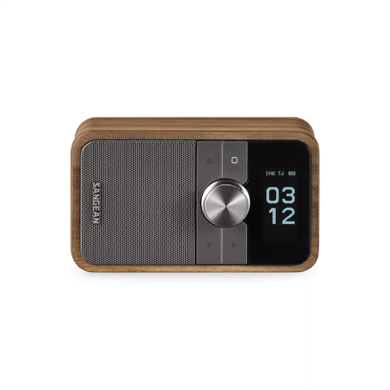 Sangean DDR-8 draagbare DAB+ radio met echt notenhouten afwerking