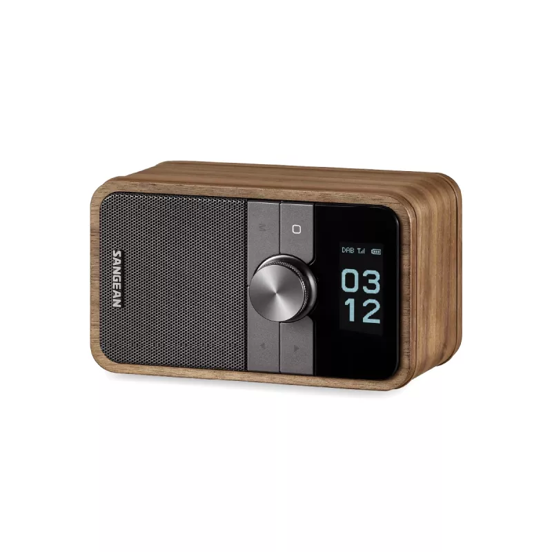 Sangean DDR-8 draagbare DAB+ radio met echt notenhouten afwerking