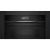 Siemens CS736G1B1 iQ700 inbouw-compactoven met stoomfunctie, 47 L, TFT-touchdisplay, Home Connect, zwart