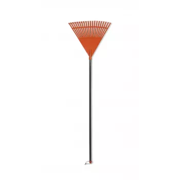 HORTUS bladhark met aluminium steel, oranje 45 cm waaierkop, 20 tanden