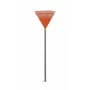 HORTUS bladhark met aluminium steel, oranje 45 cm waaierkop, 20 tanden