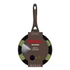 NEWILL Natura 24 cm inductie-braadpan met beschermrand, bruin