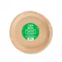 GOGREEN kraftpapieren borden Go Green Ø22cm 20 stuks