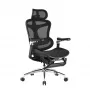 SIHOO DORO C300 Pro mesh ergonomische bureaustoel met voetsteun, zwart