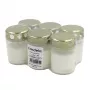 CANDELA grafkaarsen met deksels, 6-set, ~20u brandduur, wit