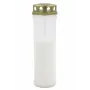 CANDELA grafkaars met deksel, brandduur ca. 98 uur, wit