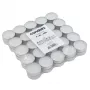 CANDELA theelichtjes 50 st., wit, geurvrij, 4 uur brandduur, aluminiumcupjes