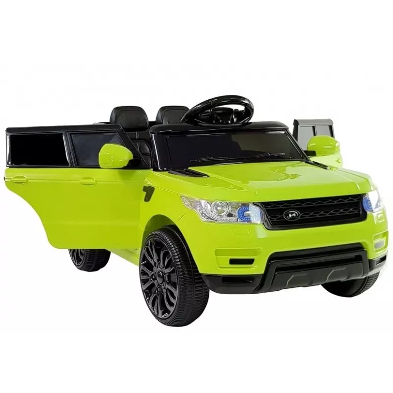 PETMEX HL1638 groen elektrisch kindervoertuig met LED-lichten, MP3-speler, afstandsbediening
