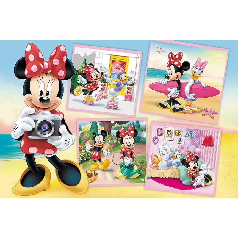 TREFL puzzel 60 stukjes - Lovely Minnie - Disney Minnie Mouse