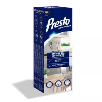 PRESTO universele wegwerpdoekrol 40 stuks, box