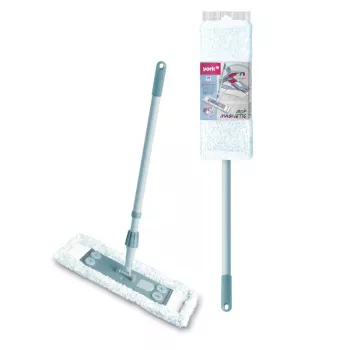 YORK wismop 47x17 cm met telescoopsteel 70-145 cm, magnetisch