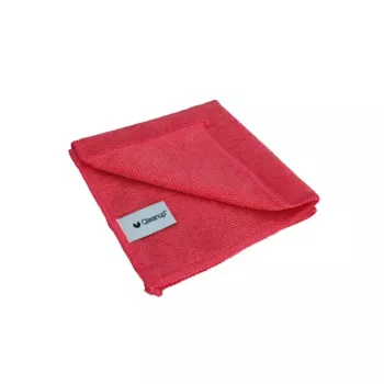 QLEANUP microvezel reinigingsdoeken 250gsm 30x30 cm, 10-pack, rood