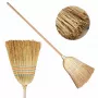 YORK universele veegborstel met houten steel Sorgo