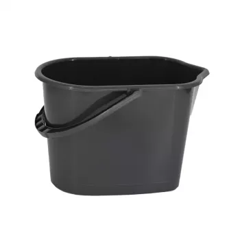 YORK rechthoekige emmer 14L 34x30x33cm antraciet