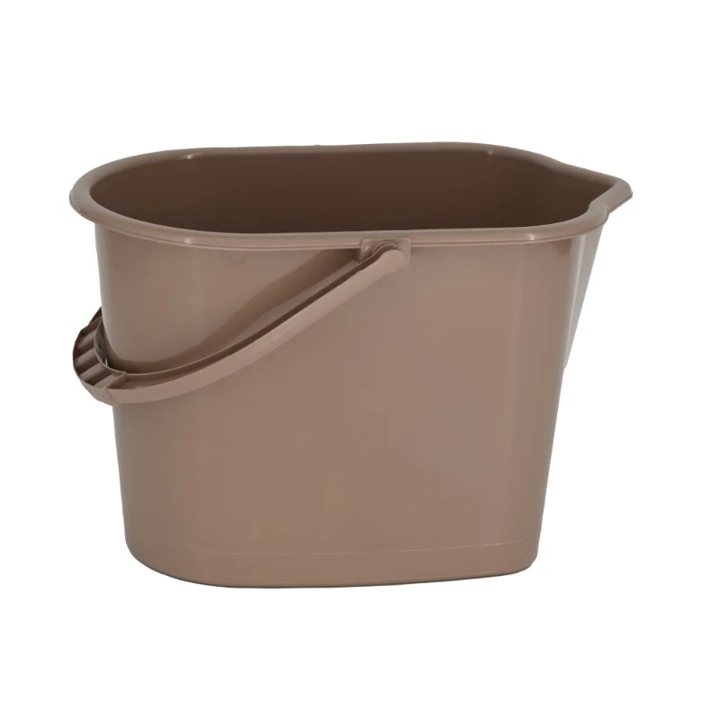 YORK rechthoekige emmer 14L 34x30x33cm antraciet