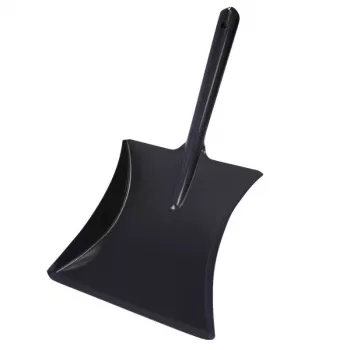 YORK metalen stofblik met rubberen rand en ergonomische greep 220 mm