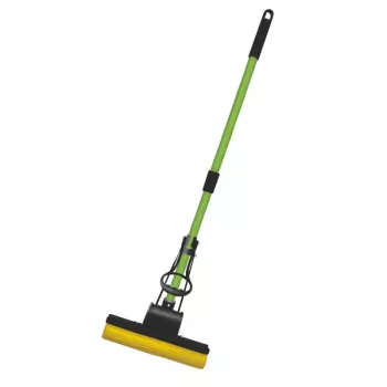 AZUR sponsmop met drukknop en telescopische steel