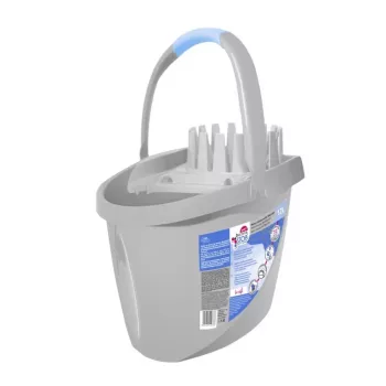 YORK BACTERIA STOP emmer met drukknop 12 L grijs