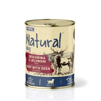 NATURAL rund met wild en pompoen - natvoer voor honden - 800g