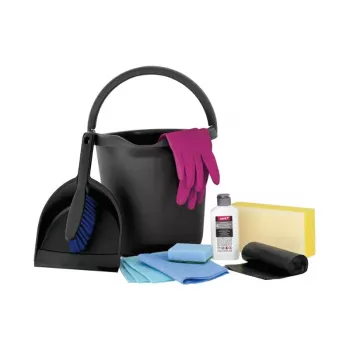 YORK reinigingsaccessoire-set – schermreinigingskit met 200 ml spray en microvezeldoek voor tv's, monitors, laptops, tablets, smartphones
