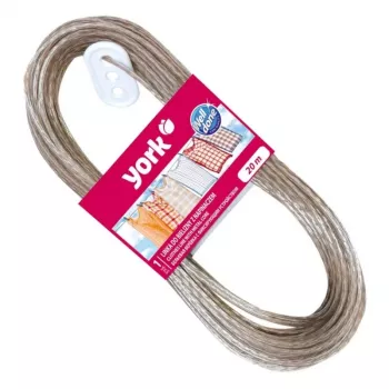 YORK waslijn met metalen kern 20 m wit