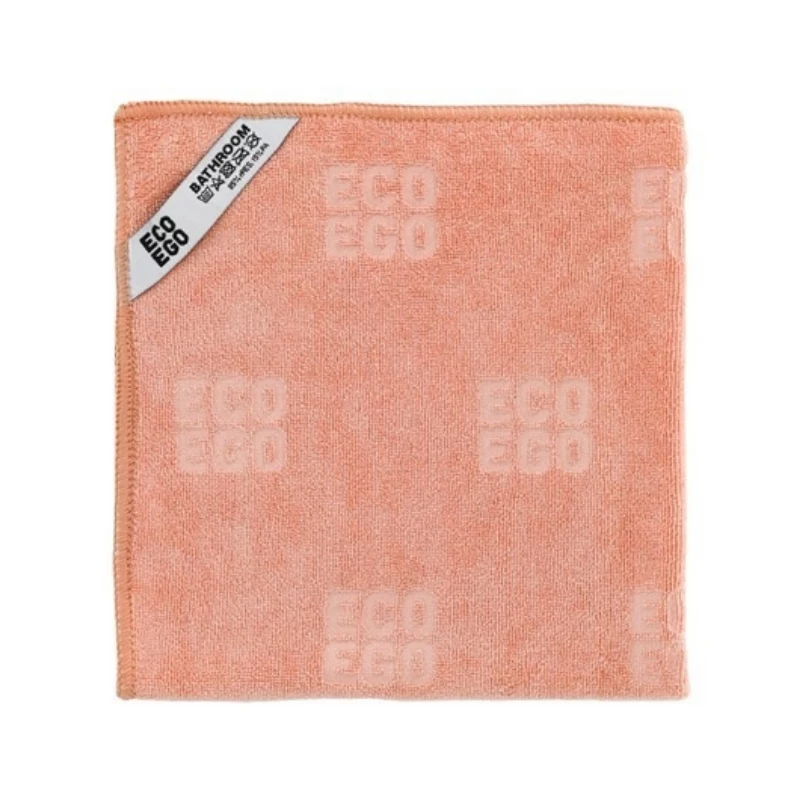 ECO EGO microvezel reinigingsdoek voor badkamer, 30x30 cm, blauw
