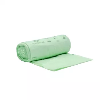 BioBag composteerbare gft-zakken 30L, 25 per rol, 50x60 cm, 12 micron, groen