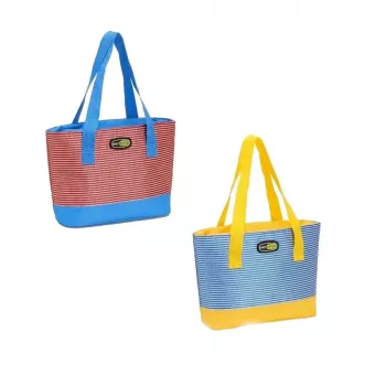 GIOSTYLE thermotas Beach Small assorti rood/blauw/geel 7L