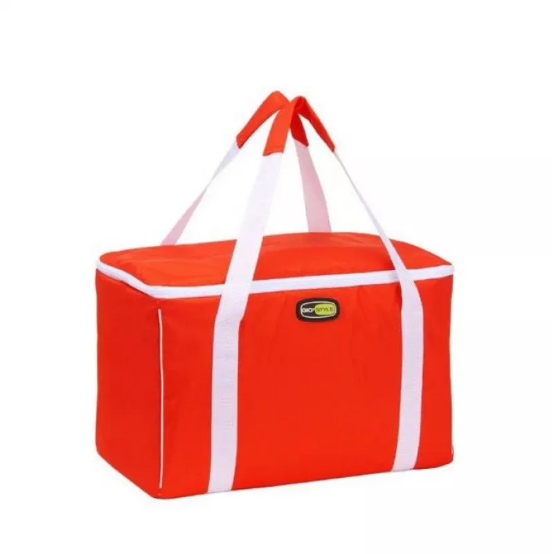 GIOSTYLE thermotas Evo Square assorti, groen/rood/blauw met decoratie, 15 L
