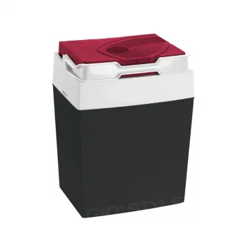 GIOSTYLE Brio 30 / 12V donkergrijs-rood/blauw elektrische koelbox