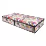 ORDINETT kledingopbergbox 107x50x15 cm Floral Beauty