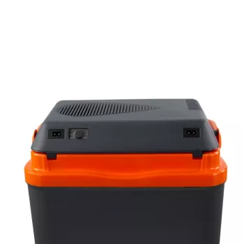 GIOSTYLE Horizon M 12/230V verwarmings- en koelbox 20L thermo-elektrische koelbox donkergrijs/rood