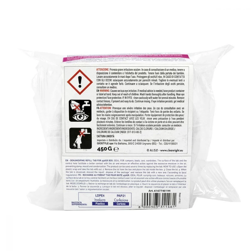 ORDINETT vochtabsorber navultablet 450g neutrale geur