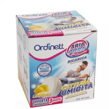 ORDINETT vochtabsorber navultabletten 450g x 3 stuks citroen